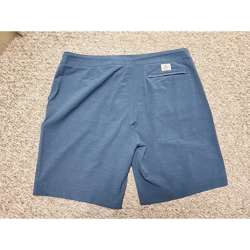 Faherty All Day Shorts Mens‎ 38 Zip Button Drawstring 9